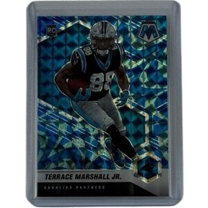 2021 Panini Mosaic #318 Terrace Marshall Jr. Prizm Reactive Blue